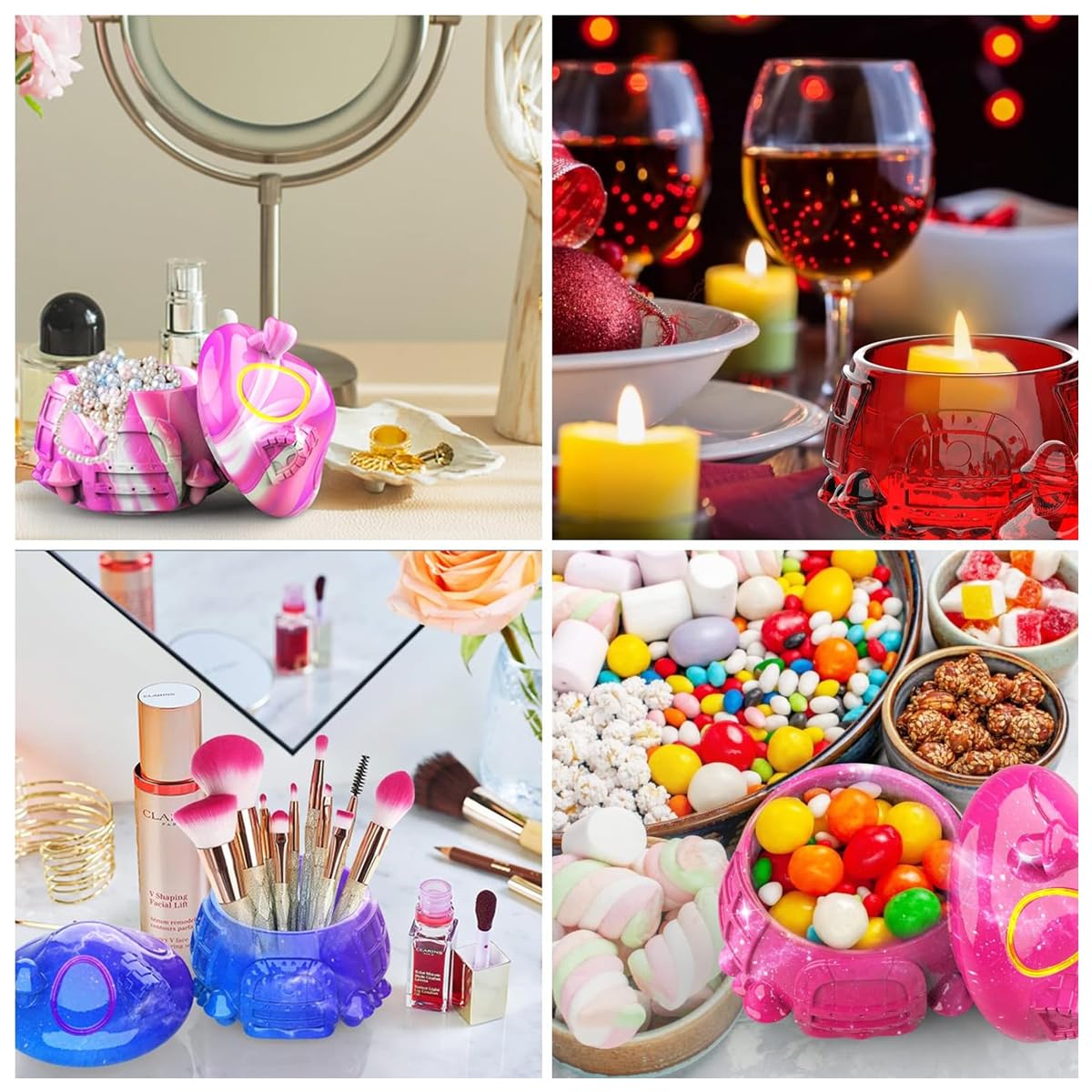HASTHIP Silicone Resin Mold Mushroom House Resin Mold, DIY Resin Jar Mold with Lid, DIY Desk Decoration Resin Mushroom Can Mold for DIY Crafting Gift Mushroom Jewelry Jar HASTHIP Silicone Resin Mold Mushroom House Resin Mold, DIY Resin Jar Mold with Lid, DIY Desk Decoration Resin Mushroom Can Mold for DIY Crafting Gift Mushroom Jewelry Jar